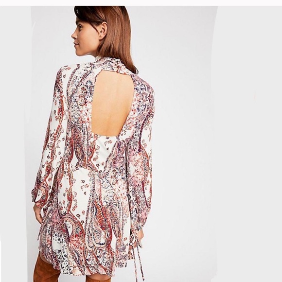 NWT Free People mock neck All Dolled Up Dress M - Picture 2 of 5